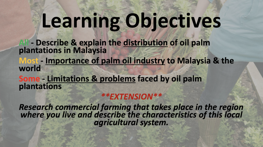 geography of food production